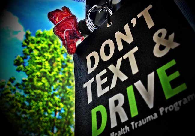 Don't text and drive'